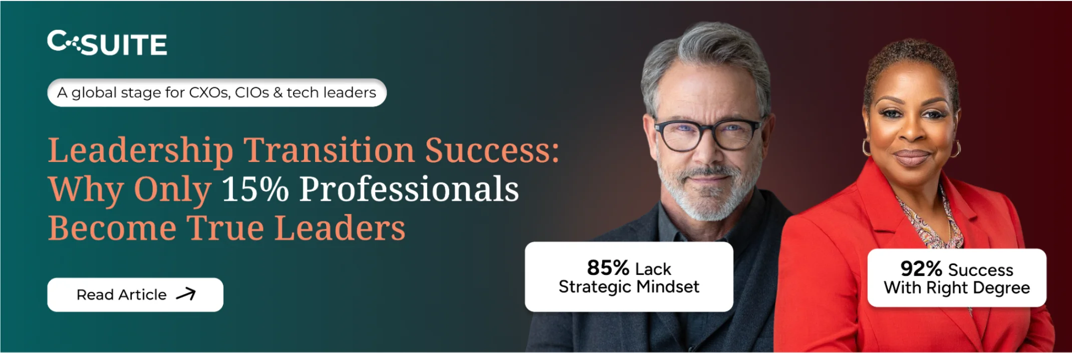 Leadership Transition Success: Why Only 15% Professionals Become True Leaders